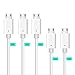 Noot Products 5 Pack 4 Feet Micro USB Charging Cable Cord for Samsung HTC LG and all Micro USB Devices