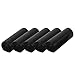 VESIPAFLY 5 Gallon 100 Counts Durable Disposable Kitchen Trash Bags Can Liners Small Garbage Bags for Office Waste Bin Bathroom Kitchen (Black)