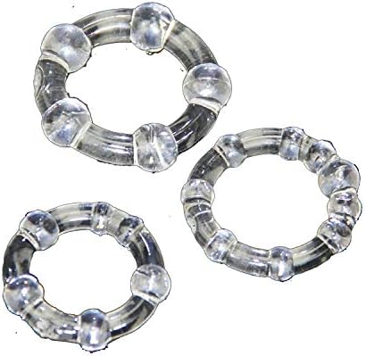 3pcs Euphoria Rooster Rings ing Impact Mens Cage Aid aid Erectile Dysfunction Stimulation Happy Toys,Transparent,Transparent