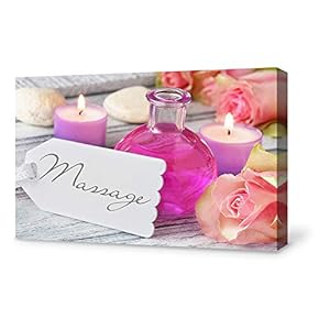 Canvas Wall Art for Living Room,Bedroom Home Artwork Paintings Candle Ready to Hang - 12x18 inches