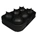 Alchemy Bar Goods Flexible Silicone Ice Ball Whiskey Tray Mold Maker, 6 Cool Spheres