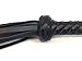 Elysium's Gate, LLC Ultra Premium Black Leather Flogger Whip 20 Tails Braided Handle Grip and Wrist Strap Horseback Riding