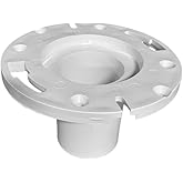 BruCo 3" Street Adjustable Closet Flange PVC - White (IF333P)