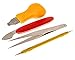 147 Pcs Portable Professional Watch Repair Tool Kit Set Solid Hammer Spring Bar Watchmaker with Manual