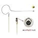 Freeboss Hs-13s2-l6a Skin Color 4 Pin Mini XLR Single Ear Hanging Headset Microphone for Shure Body-pack Transmitter …