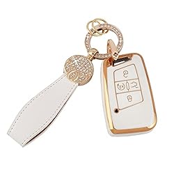PIFOOG Car Key Cover for Volkswagen Jetta Tiguan