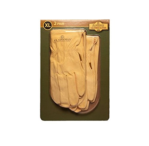 Plainsman Cabretta Leather Gloves- XLarge - 2 Pair