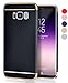 Galaxy S8 Plus Case, VANSIN 3 In 1 Ultra Thin and Slim Hard Case Coated Non Slip Matte Surface with Electroplate Frame for Samsung Galaxy S8 Plus Case (6.2'')(2017) -- Black & Gold