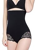 Junlan Women's Shapewear Hi-Waist Boyshort Firm Control Waist Tainer Panties