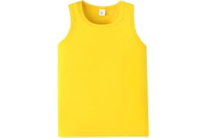 ZFZDRen 2T-12Y Baby Toddler Girl Tank Tops Sleeveless Undershirt Kids Solid Color Shirt Casual Tee