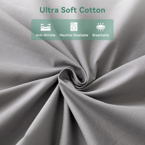 YOOJ® Antistatic Grounding Sheets with Grounding Cord, 23.6 * 104in Cotton Bed Sheet, 90% Organic Cotton+10% Pure Silver Fiber, Breathable and Comfortable, Gives You Better Sleep