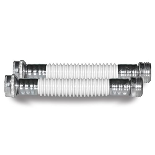 Plastair WHA-625-7IN-11-AMZ Ulink Hose Kink Protector (2 Pack), White, 5/8"