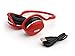 Kinivo BTH240 Bluetooth Headphones (Red, On-Ear, Wireless Music, Hands-Free Calling, Built-in Mic, Foldable, Memory Form Earpads, Travel Bag)