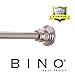 BINO Rust Proof Aluminum Tension Shower Curtain Rod - Chrome - 42