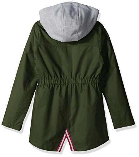 Limited Too Big Girls' Anorak Jacket, Olive, 10/12
