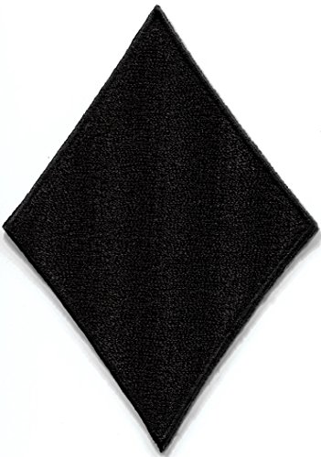 Black diamond suit playing cards biker retro poker Las Vegas gaming embroidered applique iron-on patch new