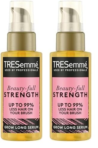 TRESemme Beauty-Full Strength Grow Long Serum with ProPlex Fortifiant non-greasy oil for beautifully shiny and frizz-free hair 50 ml (Pack of 2)