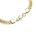 LOYALLOOK Stainless Steel Mesh Chain Bracelets for Women Gold Tone 7