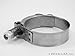 5x Premium 304 Stainless Steel T-Bolt Turbo Silicone Hose Clamp 2 Inches 53-59mm