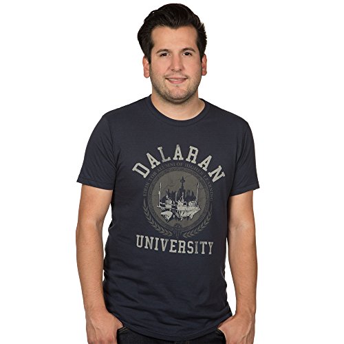 World of Warcraft Men's Dalaran University Premium T-Shirt Navy X-Large