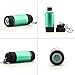 Portable Mini Keychain Flashlight USB Rechargeable Pocket Mini-Torch Ultra Bright Waterproof Pendant Light Lamp Gifts ABS Multicolor For Home Outdoor Activities or Emergencies Green