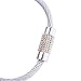 eBoot Wire Keychain Cable Key Ring Stainless Steel 2 mm, 4 Inch, 15 Pack