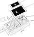 Akface 2.4 Ghz Wi-Fi Smart Power Strip Socket, Compatible with Alexa, Wireless Remote Switch, 4-Outlet Surge Protector 1700 Joules with 4 USB, 5-foot Extendable Cord, 1250W