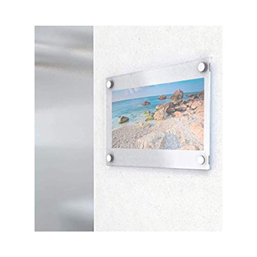 Osring 3/4 x 2 Inch Sign Standoff Screw Hardware, Stainless Steel Standoffs Wall Mounting Acrylic Board, Glass Panel and Plexiglass Picture, 8 Pack