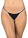 Laura Women's Adjustable Thong 103016 Black Small