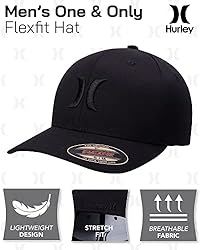 Hurley One & Only Men's Hat, Size Small-Medium, Black