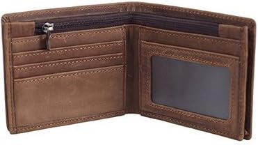Dmeiling Men 's Blocks Retro Italian Cowboy Leather Slim Pairs Wallets Handcrafted