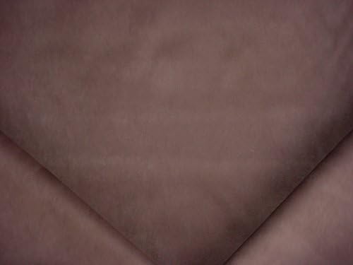 JLA Unisuede in Bittersweet - Darkest Brown Lined Faux Suede Leatherette Designer Microfiber Upholstery Drapery Fabric - By the Yard