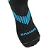 Epivive Digital Flame OTC Soccer Baseball Softball Volleyball Socks (Black/Electric Blue, Medium)