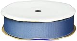 Schiff Ribbons 744-5 Polyester Grosgrain 7/8-Inch Fabric Ribbons, 20-Yard, Williamsburg Blue