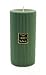 Root Scented Grecian Pillar Candle, 3-Inch by 6-Inch Tall, Bayberry