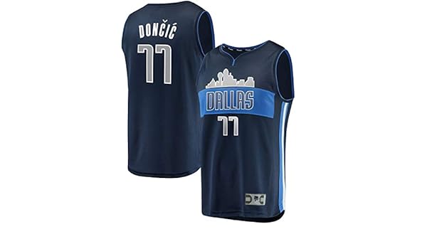 Sucaqo Mens No 77 Luka_Doncic_Dallas_Mavericks_Navy ...