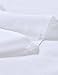 CIELTOWN Cotton Cloth Dinner Napkins 1 Dozen (White, 17