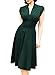 Sweetmeet Women's 1940s Vintage Rockabilly Ball Gown Flared Dress Swing Skaters