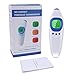 Fxexblin Medical Forehead Thermometer, Digital Infrared Thermometer with Fever Indicator, Suitable for Baby, Infants, Toddlers and Adult CE&FDA Approved (Blue and White)