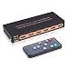 4K@60Hz HDMI 2.0 Switch 5x1, ROOFULL 5 Ports 4K HDMI Switcher with IR Remote Support Auto-Switch, HDR, HDCP 2.2, Dolby Vision, 1080P/3D, Compatible for PS4 Pro, Xbox, Fire TV, Apple TV (5 in 1 Out) primary
