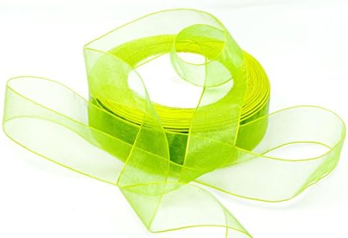 Organza Ribbon - 1" Wide - 50 Yard Spool - - Olive