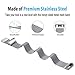 Maledan Metal Replacement Bands Compatible for Fitbit Charge 3 and Charge 3 SE, Milanese Loop Accessories Stainless Steel Mesh Magnetic Band with Unique Magnet Lock for Charge 3, Silver, Small