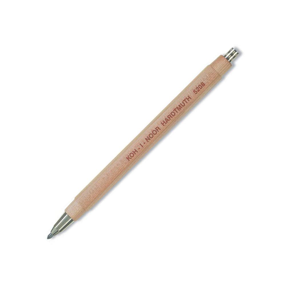KOH-I-NOOR 2.5mm Diameter Mechanical Clutch Lead Holder Pencil - Wood