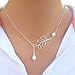Zittop Fashion Women Necklaces Sexy Charm Leaves Sweater Chain Pearl Pendant Neck Necklaces Jewelry for Girl