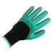 AONESY Garden Genie Gloves with Claws Hand, 2 Pairs Gardener Gloves for Easy Digging and Planting Pruning Weeding Seeding Poking As On TV