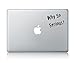 Why So Serious? Joker Apple Macbook Laptop Vinyl Sticker Decal