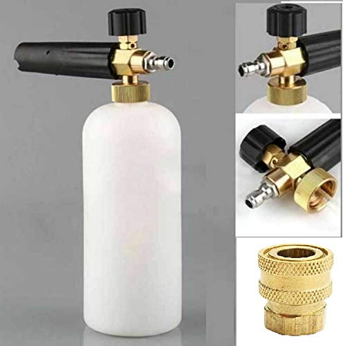 3D Cloud High-Pressure Quick Release Snow Foam Blaster Spray Gun Adjustable Kit for Car Washing