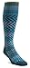Sockwell Women's Chevron Moderate Graduated Compression Sock, Teal - S/M