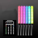 sprezzy Wireless Group Remote Control Light Fluorescent Sticks/Controller 4 Models Colorful Flashing LED Strobe Battery Powered Stick for Party