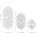1byone TENS Replacement Electrode Pads, Reusable, Self-Adhering - 3pcs